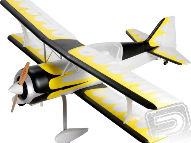 Pitts Python V2 KIT bez motoru (žluto/bílý)