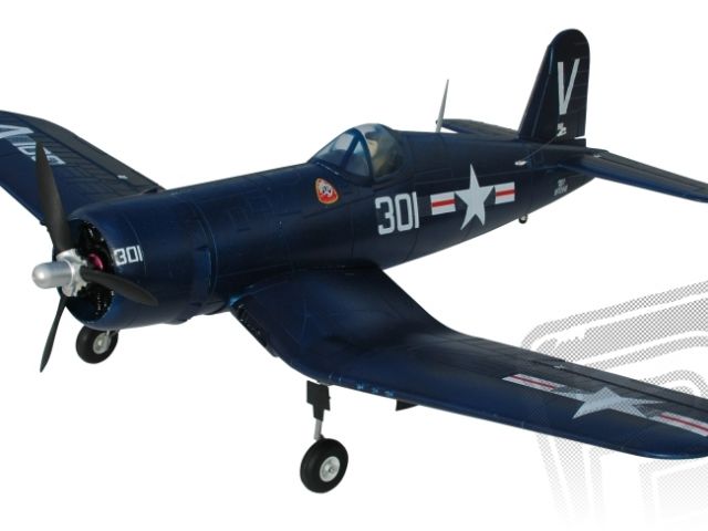 F4U Corsair - ARF (modrá, el. zatahovací podvozek)