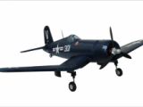 F4U Corsair - ARF (modrá, el. zatahovací podvozek)