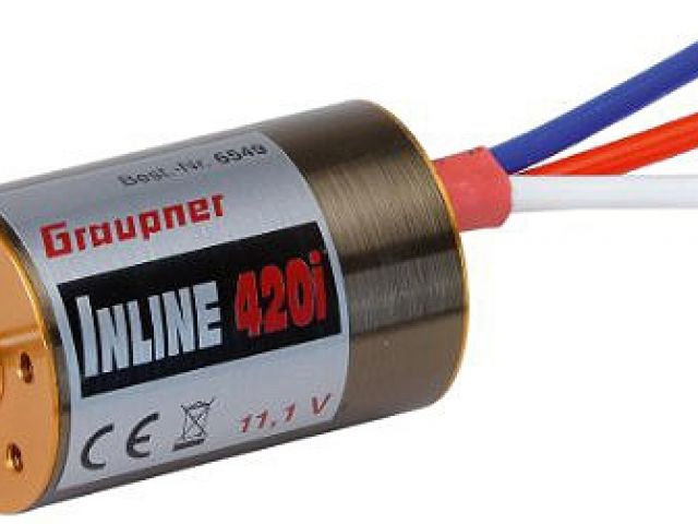 Inline 420i 11,1V inrunner brushless motor