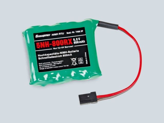 Přijímačová sada 5NH-800 RX 6,0V RTU - placka