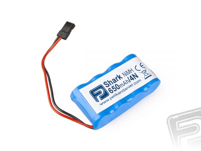 4.8V 650mAh Rx plochý pack JR KAN