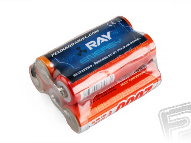 6.0V 2000AA Long RAY RX 5čl. přijímačový (pyramida)