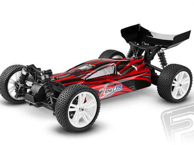 HiMoto ZENIT XB Brushless RTR s 2,4GHz soupravou, kar. červená