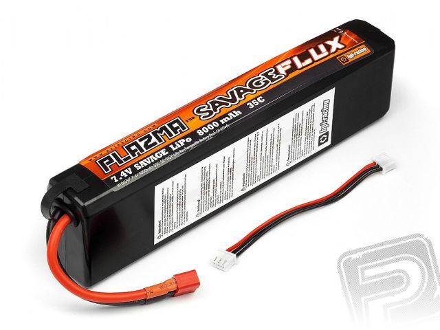 HPI - Plazma 7,4V 8000mAh 35C LiPo Hardcase