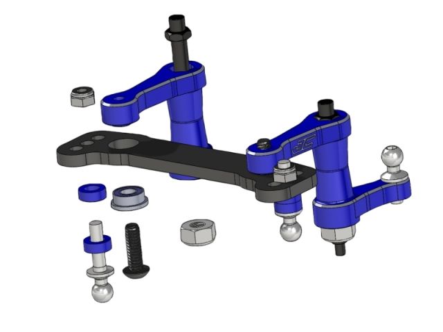 JConcepts - B44.2 alu řízení - modré