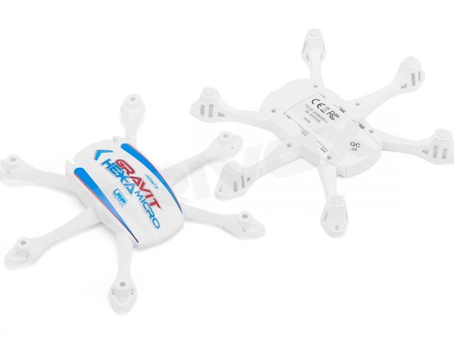 Trup (Vrchní- a spodní díl) - LRP Gravit Hexa Micro Multicopter 2.4GHz