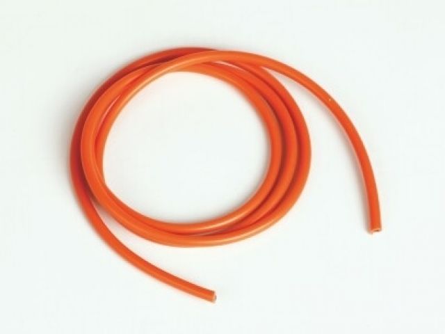 Silikonový kabel 2,6qmm, 13AWG, 1metr, oranžový