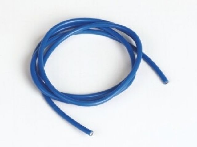 Silikonový kabel 3,3qmm, 12AWG, 1metr, modrý