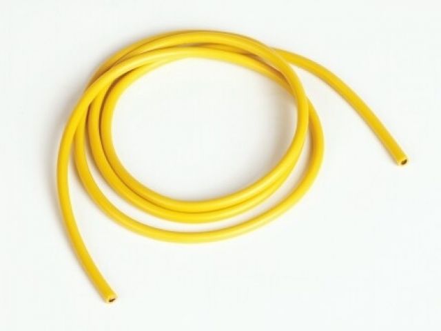 Silikonový kabel 3,3qmm, 12AWG, 1metr, žlutý