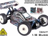 XXX Main - Airbrush nálepka - Ignite 1/8 Buggy X-Wrapz (modrá)