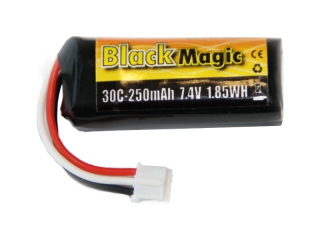 LiPol Black Magic 7.4V 250mAh 30C JST-PH