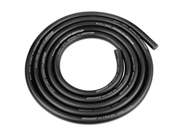 Corally silikonový kabel Super Flex 12AWG černý (1m)