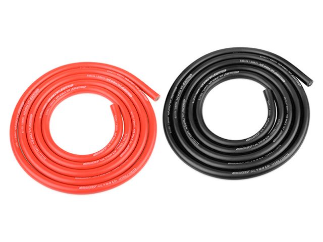 Corally silikonový kabel Super Flex 12AWG červený + černý (1m)