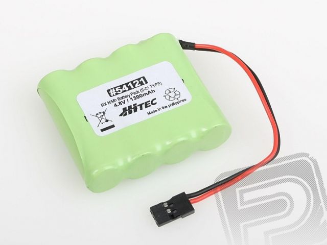 4121 přijímačový pack 4.8V/1300mAh NiMH