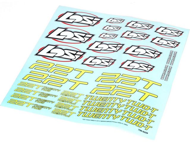 Sticker Sheet: 22T RTR