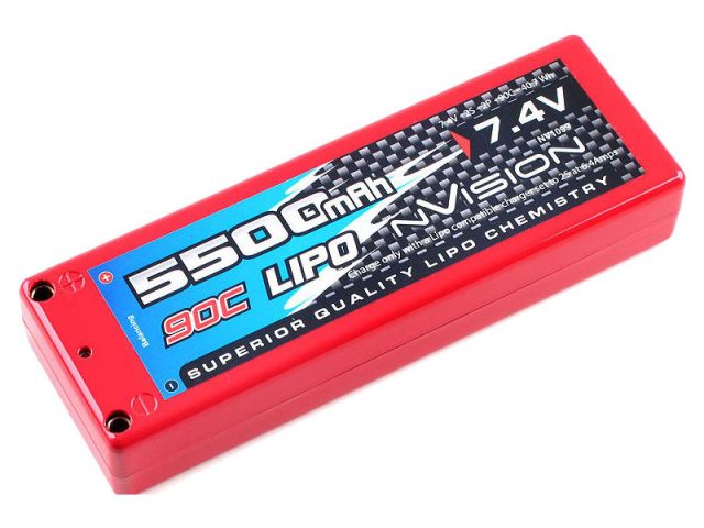 nVision LiPol Factory Pro 5500mAh 7.4V 90C Tubes