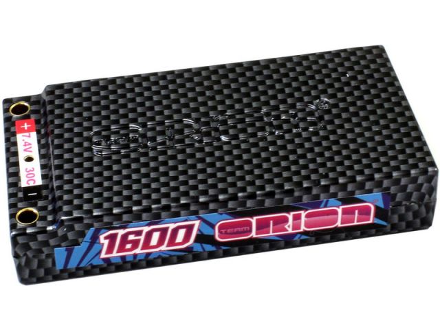 Team Orion LiPol Sports 1600mAh 7.4V 30C Tubes