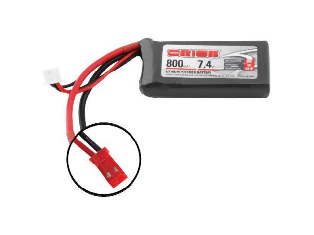 Team Orion LiPol 800mAh 2S 7.4V 50C JST