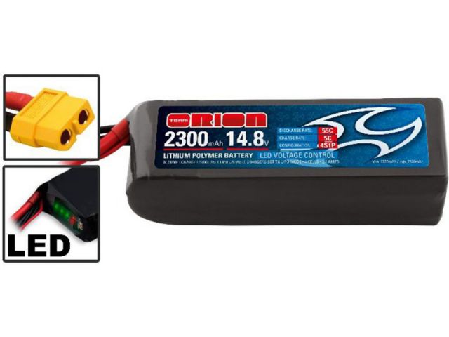 Team Orion LiPol Racing-D 2300mAh 14.8V 55C XT60