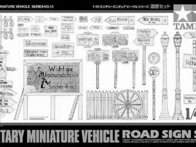 Road Sign Set 1/48