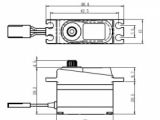 SH-1250MG Digitální servo