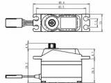 SH-1357 Digitální servo