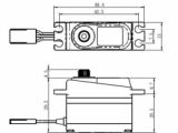 SV-1257MG Digitální servo (HI VOLT)