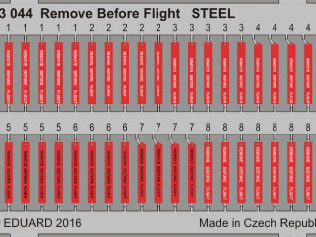 Remove Before Flight STEEL