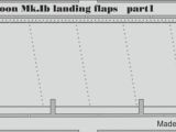 Typhoon Mk.Ib landing flaps (Airfix)