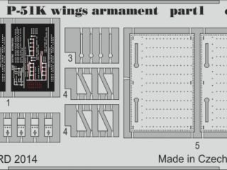 P-51K wings armament (Dragon)