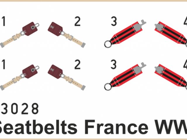 Seatbelts France WWI SUPER FABRIC