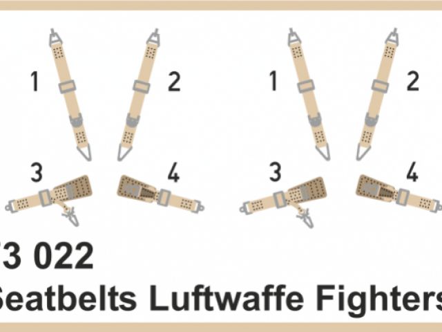 Seatbelts Luftwaffe fighters S.FABRIC