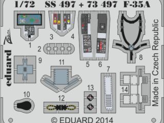 F-35A interior SA (Italeri)