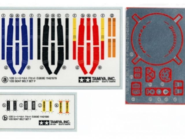 1/20 Seat Belts Set F