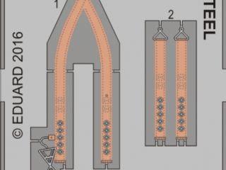 Jak-3 seatbelts STEEL (Special Hobby)