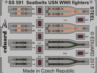 Seatbelts USN WWII fighters STEEL