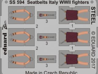 Seatbelts Italy WWII fighter STEEL 1/72