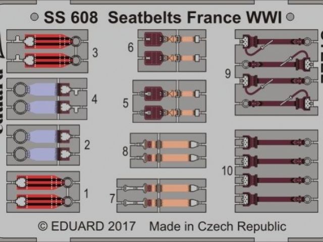 Seatbelts France WWI 1/72