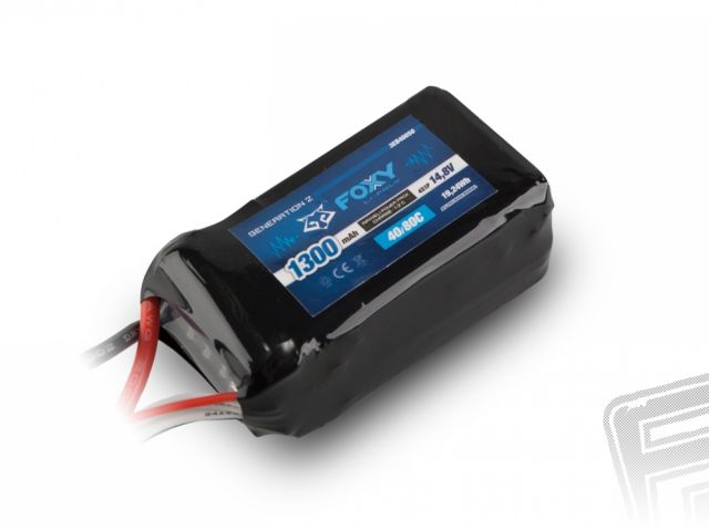 FOXY G2 - LC Li-Pol 1300mAh/14,8V 40/80C 19,24Wh