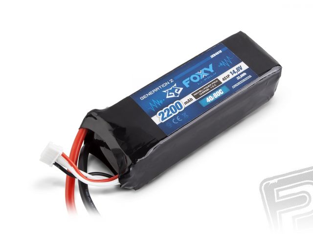 FOXY G2 - LC Li-Pol 2200mAh/14,8V 40/80C 32,6Wh