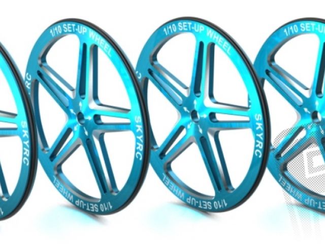 1/10 Set-up Wheel (Blue)